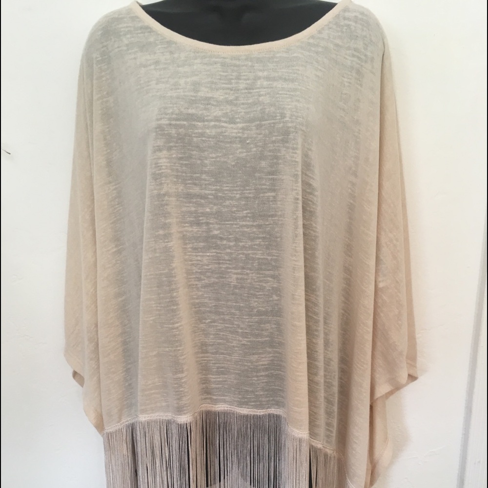 New ASOS Curve tassel shawl poncho size 24